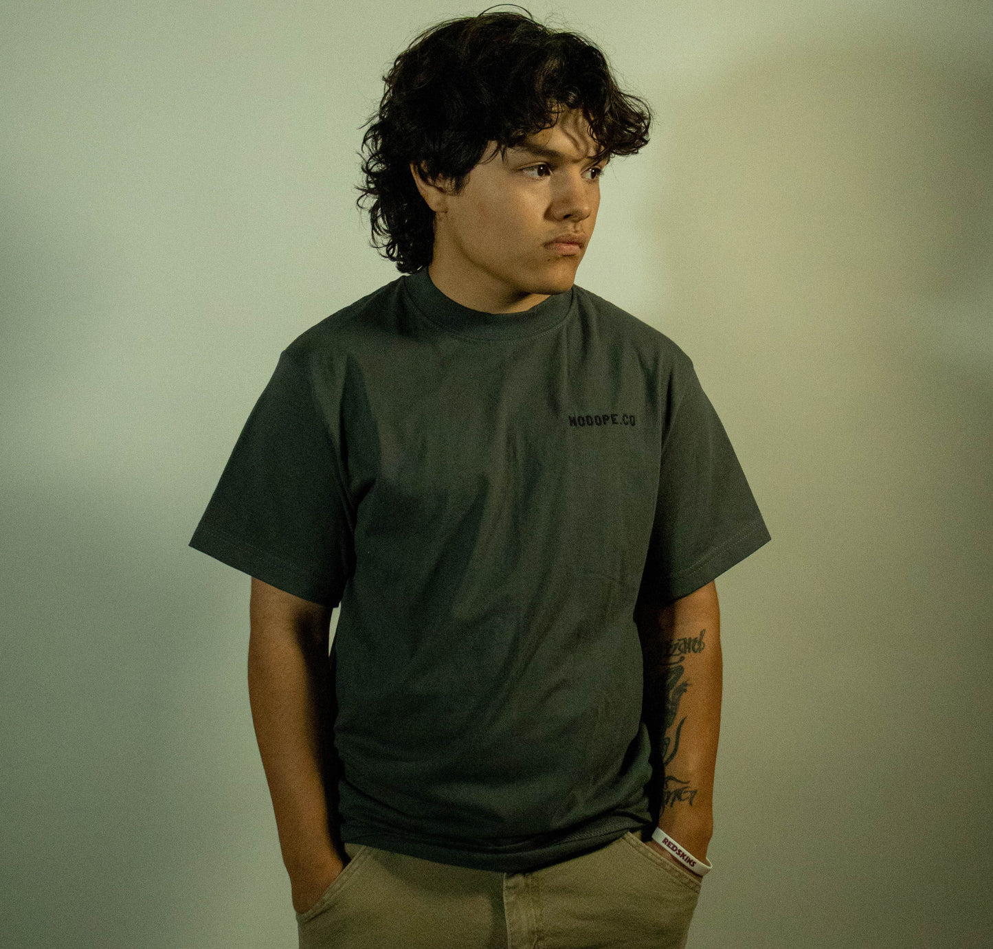 Unisex Oversized Minimalist T-Shirt (Gray)